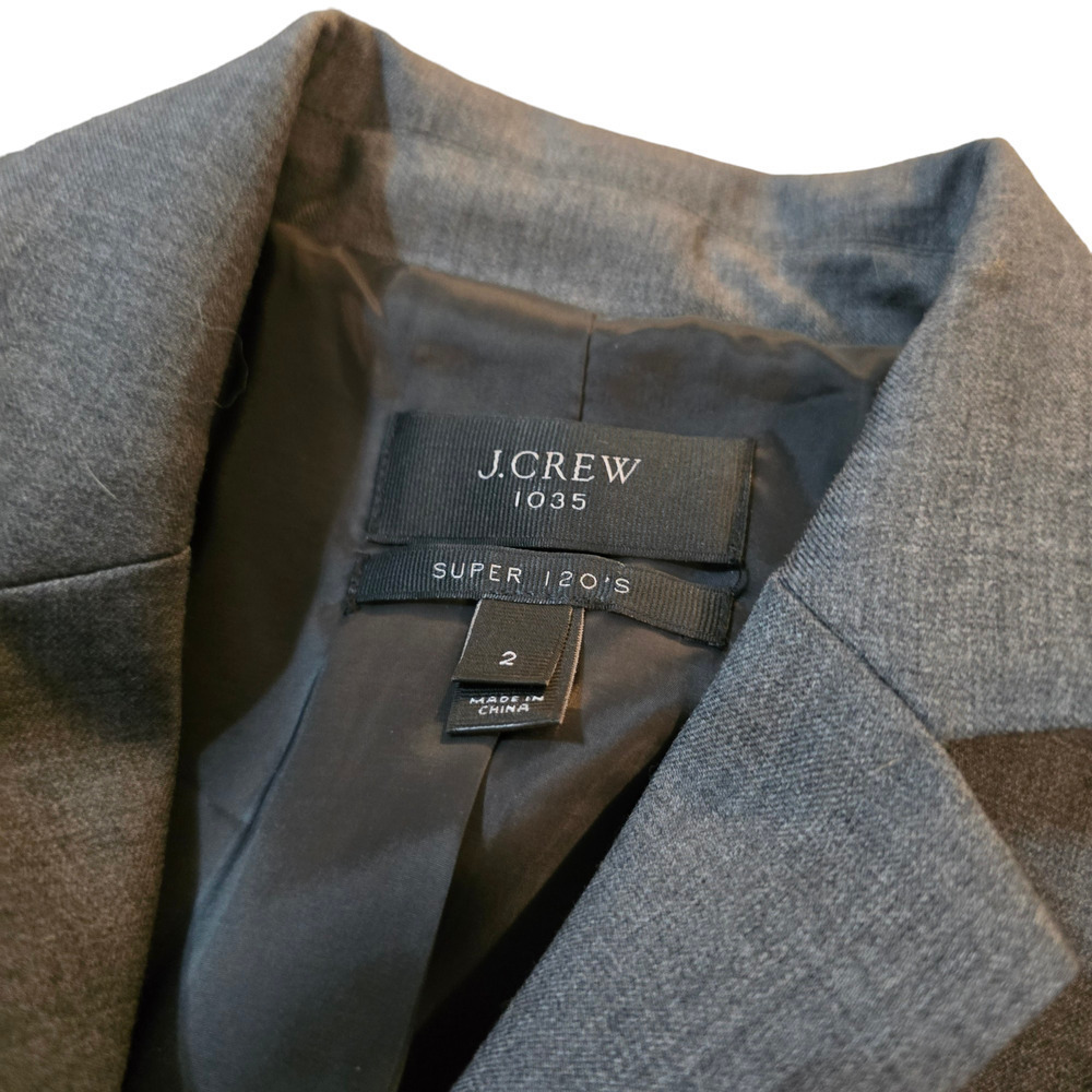J. Crew Super 120’s Wool Blazer size 2 xs - Picture 4 of 8